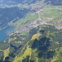 Flugwegposition um 12:43:05: Aufgenommen in der Nähe von Gemeinde Piesendorf, 5721 Piesendorf, Österreich in 2605 Meter